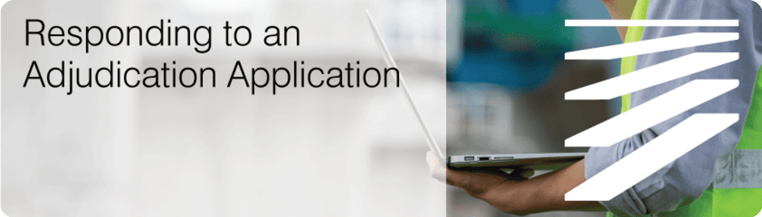 Responding to Adjudication Application